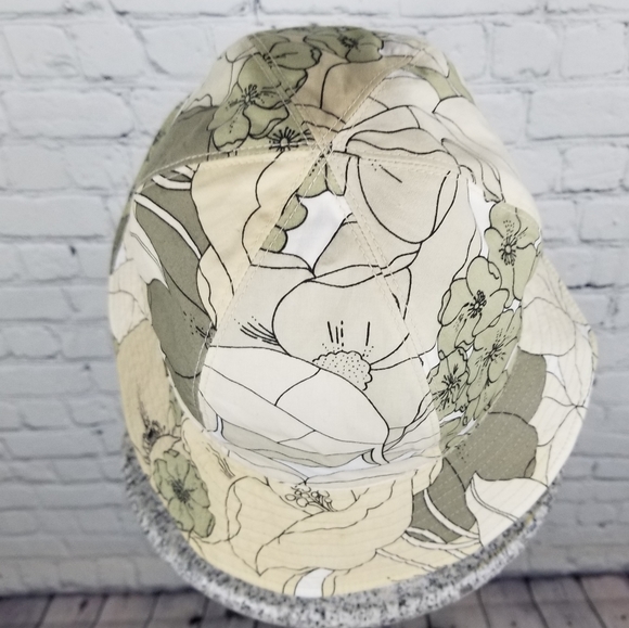 DELUX | linen & jute floral flower bucket hat - Picture 6 of 9